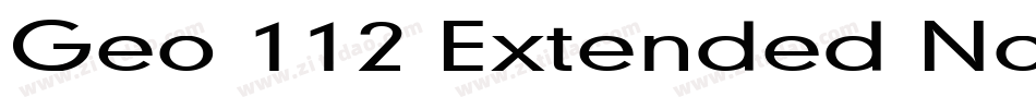 Geo 112 Extended Normal字体转换